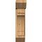Ekena Millwork Merced Slat Rough Sawn Bracket w/ Offset Brace, Western Red Cedar, 8"W x 22"D x 34"H BKT0806X22X34MRC06RWR - alternate 2